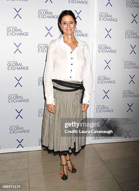 Julie Taymor attends the First Annual Lincoln Center Global Exchange Evening Celebration at Alice Tully Hall on September 18, 2015 in New York City.