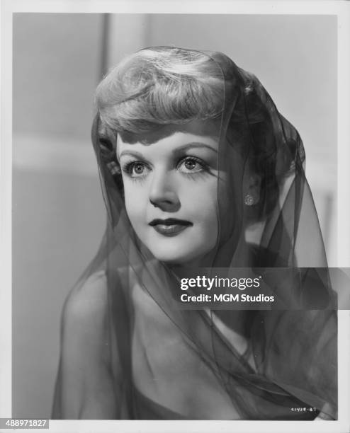 Portrait of actress Angela Lansbury, as she appears in the film 'The Red Danube', for MGM Studios, 1949.