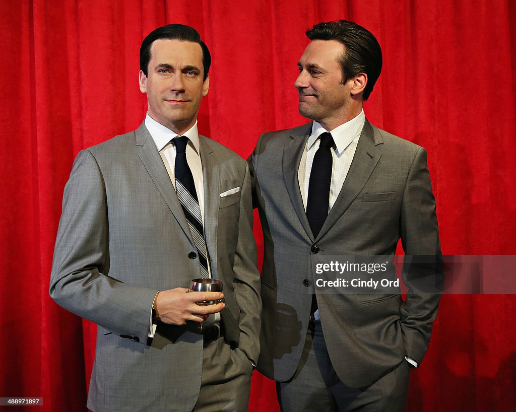 Madame Tussauds New York And Jon Hamm Unveil Don Draper's Wax Figure During Mad Men's Final Season