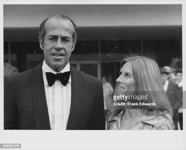 Actress Cloris Leachman with her husband George Englund attending the Television Academy of Arts and Sciences Awards, Hollywood, California, May 20th...