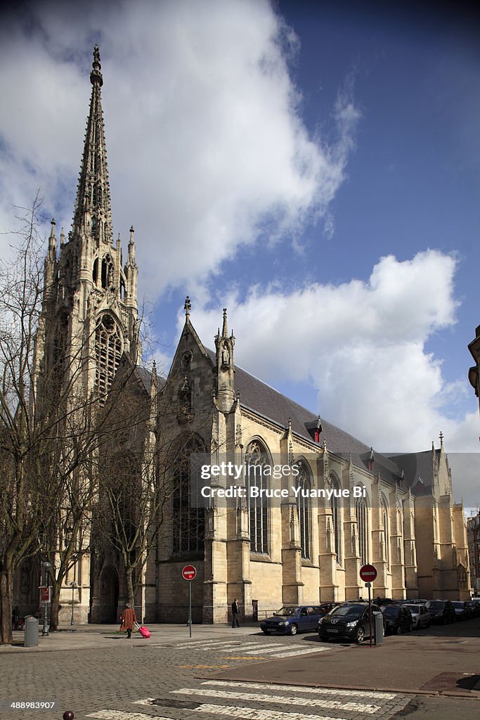 Exterior view of Saint-Maurice church