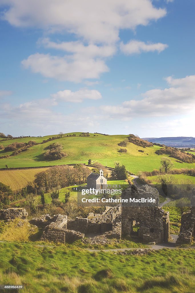 The view  from the Rock of Dunamase