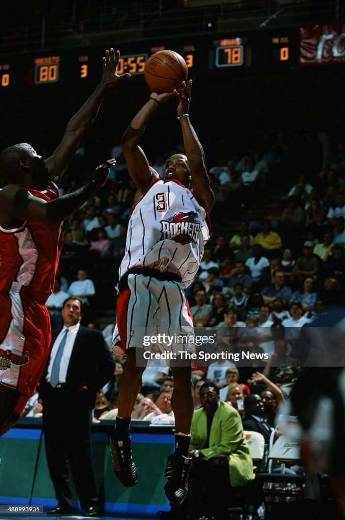 Francis Houston Rockets Steve Francis of the Houston Rockets goes up for a shot during the ...