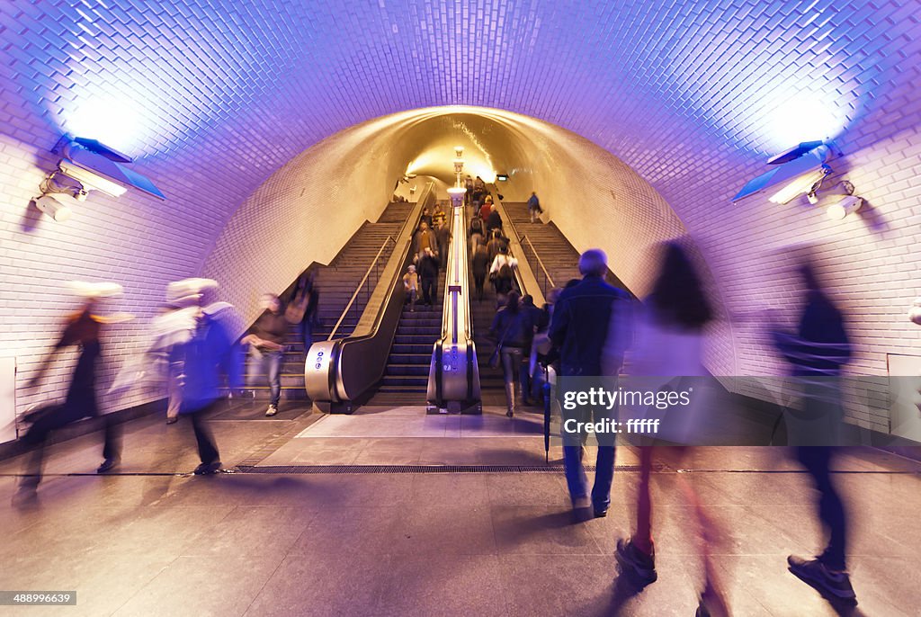 Blue tunnel