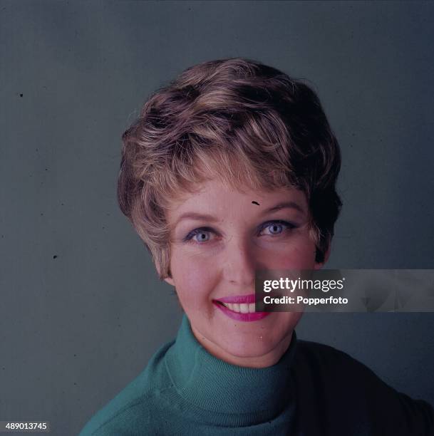 British actress and television host Katie Boyle in 1967.