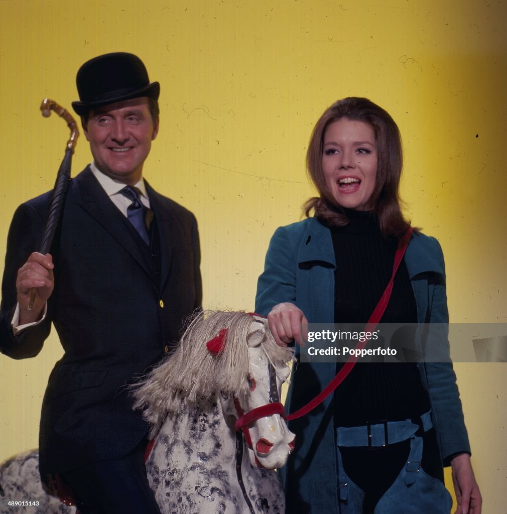 Diana Rigg And Patrick Macnee From The Avengers