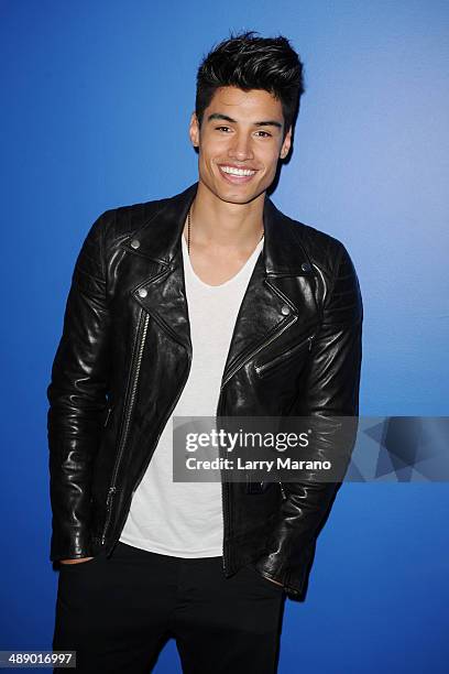 Siva Kaneswaran poses for a portrait at Y 100 radio station on May 9, 2014 in Miami, Florida.