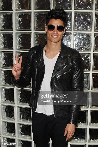 Siva Kaneswaran poses for a portrait at Y 100 radio station on May 9, 2014 in Miami, Florida.