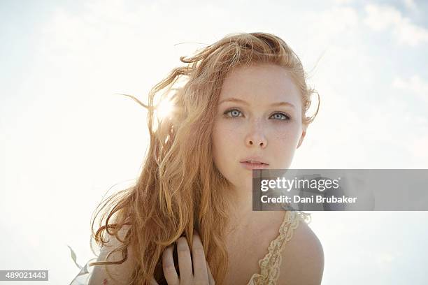 Actress Molly Quinn is photographed for Self Assignment on September 10, 2013 in El Segundo, California.