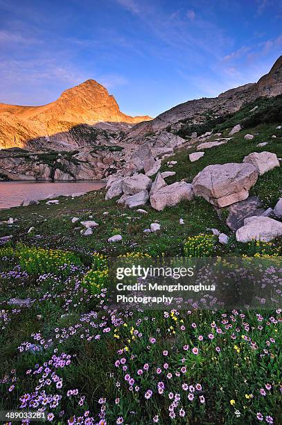 mt. toll sunrise - denver sunrise stock pictures, royalty-free photos & images