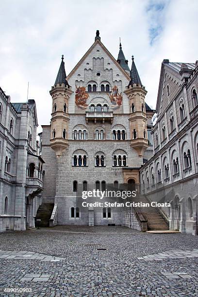 Interior walls of Neuschwanstein Castle.