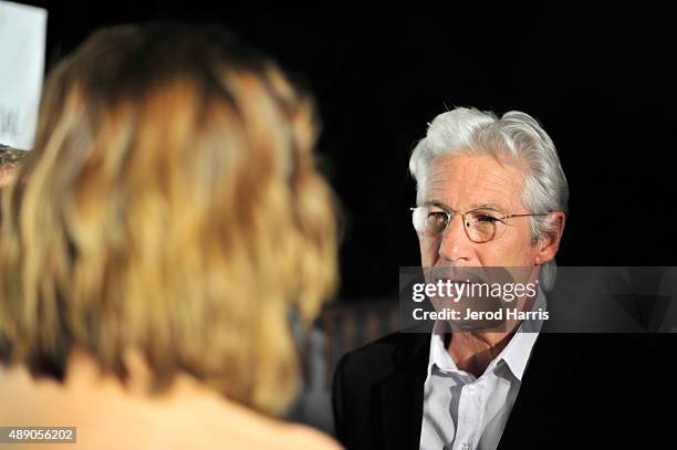 Actor Richard Gere attends Los Angeles Confidential magazine celebrates the October Issue with Time Out of Mind Star Richard Gere at AKA Beverly...