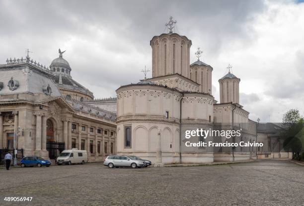 Patriarchal Palace and Cathedral at Bucharest. Romania