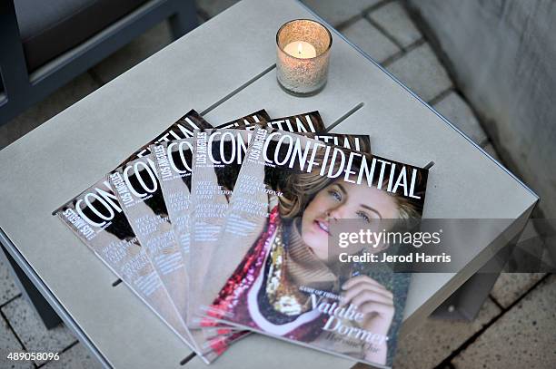 General view of the atmosphere at Los Angeles Confidential magazine celebrates the October Issue with Time Out of Mind Star Richard Gere at AKA...