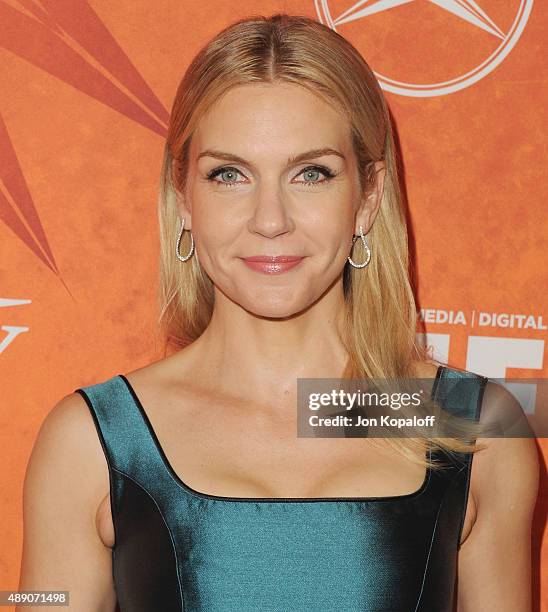 Actress Rhea Seehorn arrives at the Variety And Women In Film Annual Pre-Emmy Celebration at Gracias Madre on September 18, 2015 in West Hollywood,...