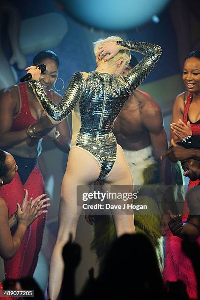 Miley Cyrus performs at G-A-Y on May 9, 2014 in London, England.