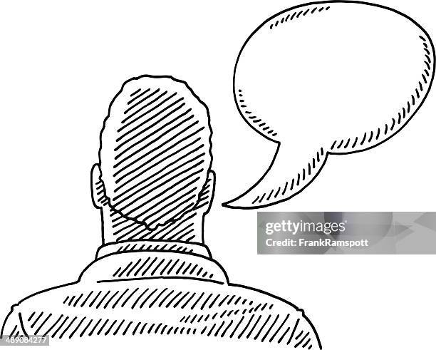 61 Line Drawing Man And Back View Drawing Stock Photos, High-Res ...