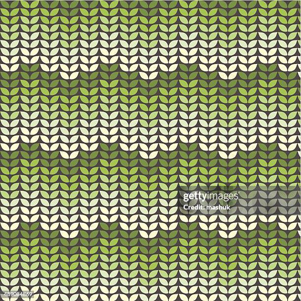 knitting - gingham table stock illustrations