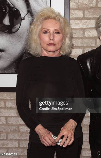 Singer/songwriter Debbie Harry attends the "Blondie 4 Ever" Exhibition Opening at Morrison Hotel Gallery on May 9, 2014 in New York City.
