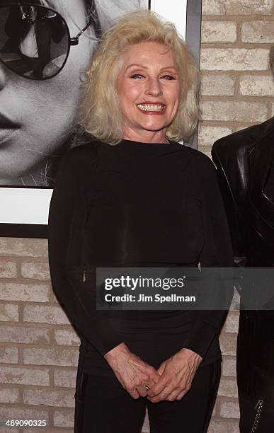 Singer/songwriter Debbie Harry attends the "Blondie 4 Ever" Exhibition Opening at Morrison Hotel Gallery on May 9, 2014 in New York City.