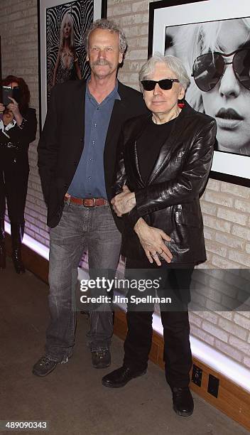 Guitarist/photographer Chris Stein and guests attend the "Blondie 4 Ever" Exhibition Opening at Morrison Hotel Gallery on May 9, 2014 in New York...
