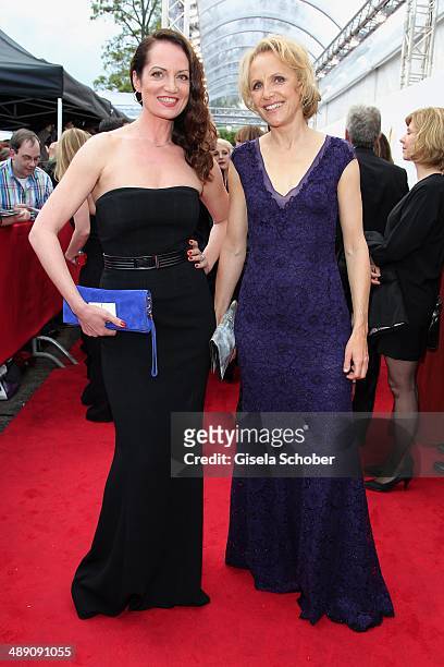 Natalia Woerner and Juliane Koehler attend the Lola - German Film Award 2014 at Tempodrom on May 9, 2014 in Berlin, Germany.