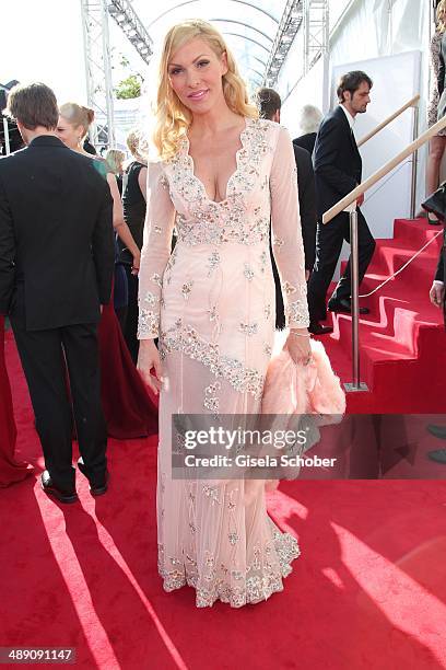 Sonya Kraus attends the Lola - German Film Award 2014 at Tempodrom on May 9, 2014 in Berlin, Germany.