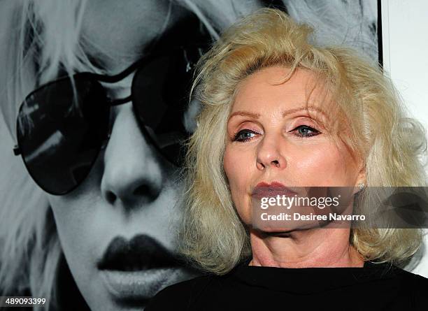 Singer Debbie Harry attends the "Blondie 4 Ever" Exhibition Opening at Morrison Hotel Gallery on May 9, 2014 in New York City.