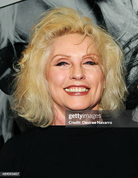 Singer Debbie Harry attends the "Blondie 4 Ever" Exhibition Opening at Morrison Hotel Gallery on May 9, 2014 in New York City.