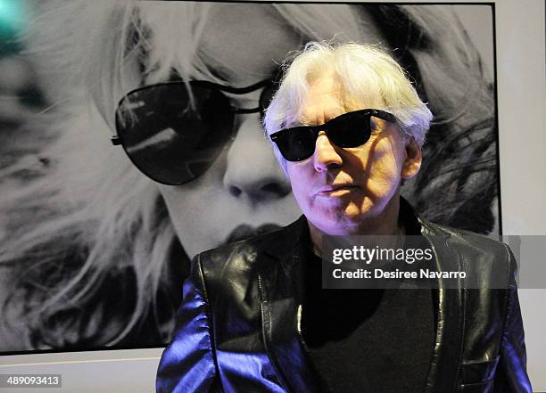 Photographer/co-founder and guitarist of the band 'Blondie' Chris Stein attends the "Blondie 4 Ever" Exhibition Opening at Morrison Hotel Gallery on...