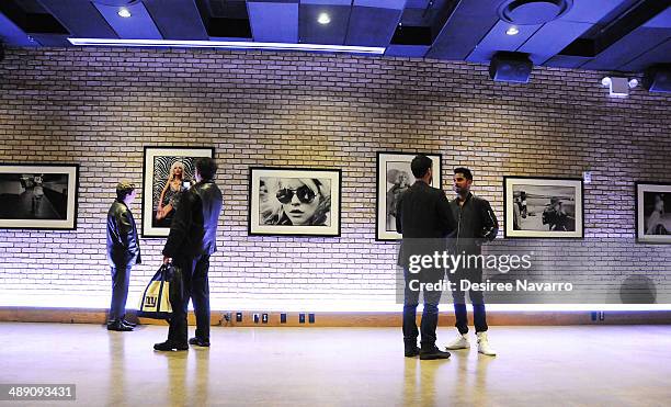 View of the atmosphere at the "Blondie 4 Ever" Exhibition Opening at Morrison Hotel Gallery on May 9, 2014 in New York City.