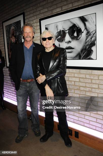 Photographer/co-founder and guitarist of the band 'Blondie' Chris Stein and guest attend the "Blondie 4 Ever" Exhibition Opening at Morrison Hotel...