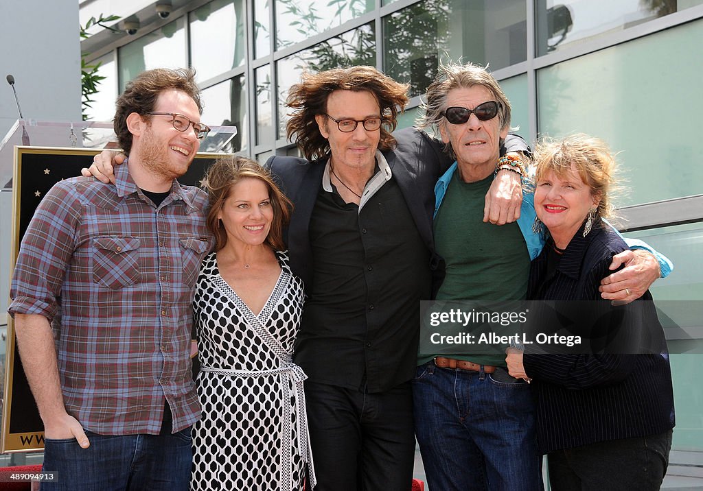 Actor Rick Springfield, son Joshua Springthorpe, wife Barbara Porter... News Photo Getty Images