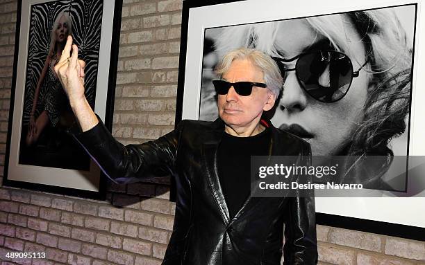 Photographer/co-founder and guitarist of the band 'Blondie' Chris Stein attends the "Blondie 4 Ever" Exhibition Opening at Morrison Hotel Gallery on...