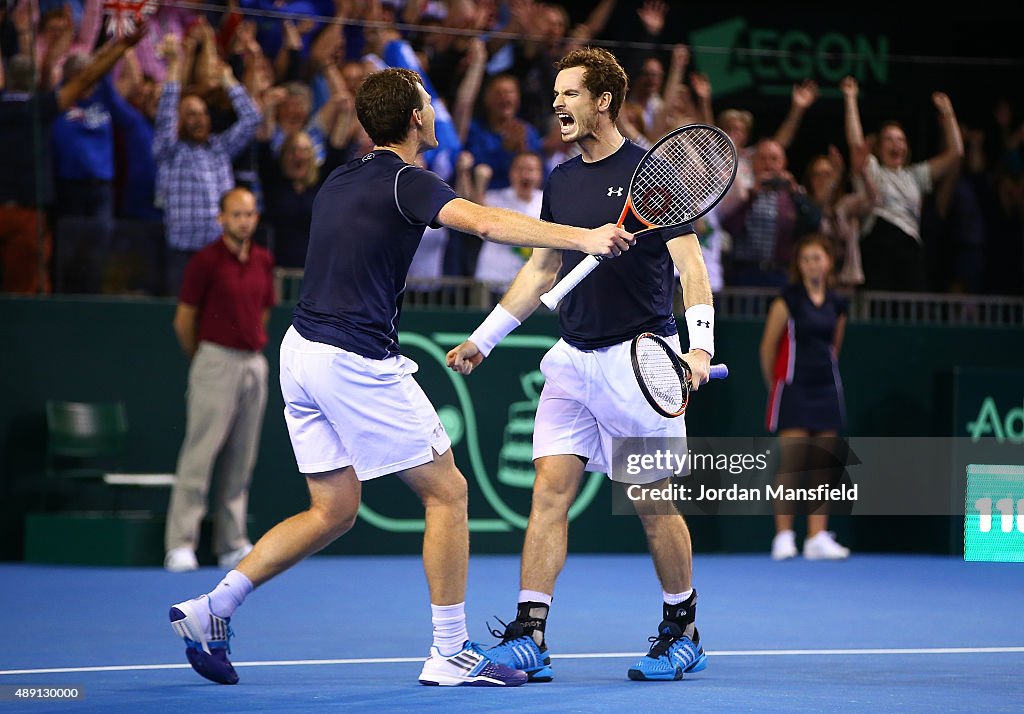 Great Britain v Australia Davis Cup Semi Final 2015 - Day 2