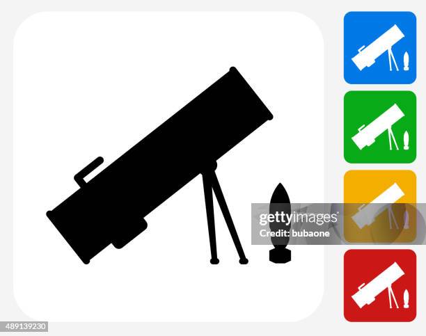 rocket launcher icon flat graphic design - terrorist attack stock illustrations