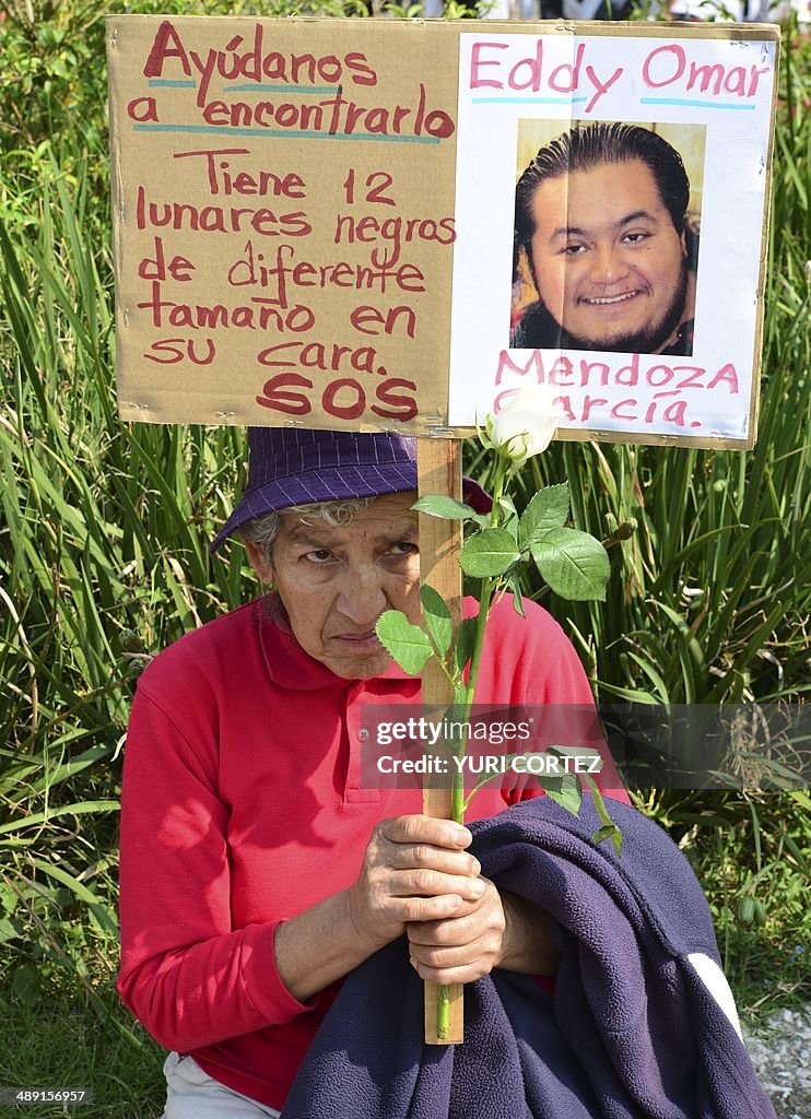 MEXICO-MOTHER'S DAY-PROTEST-MISSING