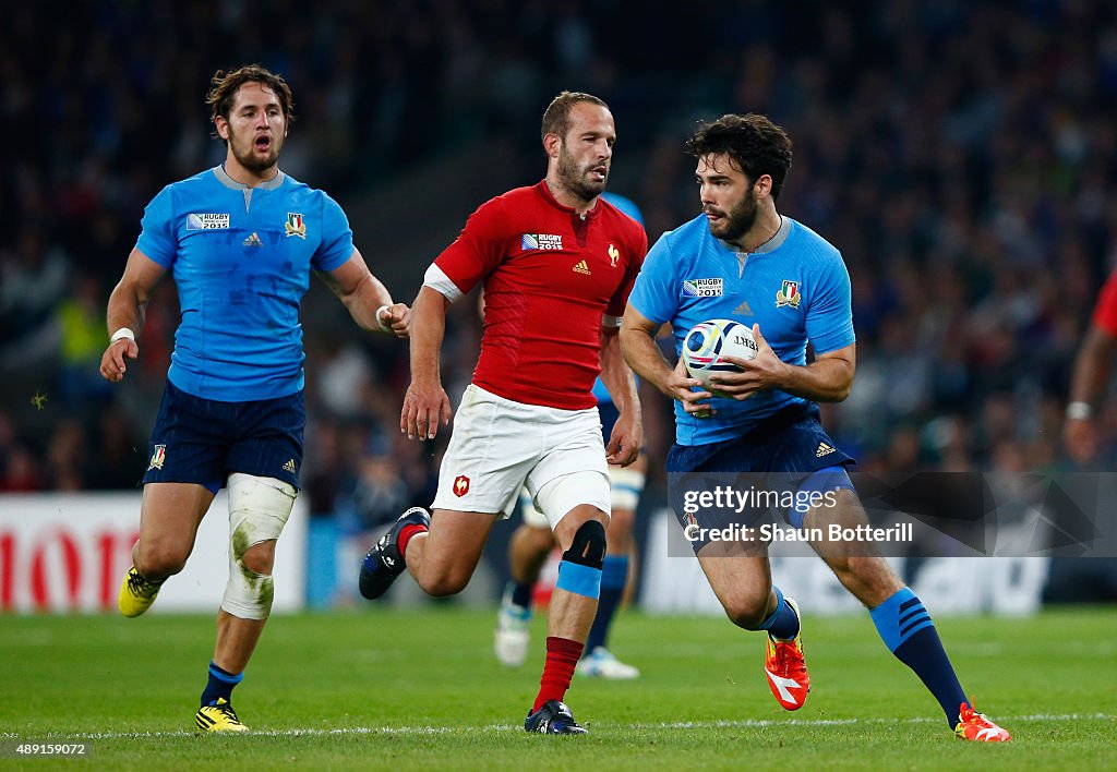 France v Italy - Group D: Rugby World Cup 2015