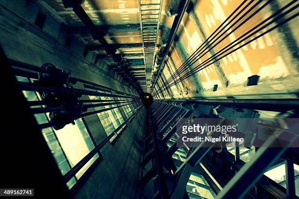 elevator shaft - lift shaft stock pictures, royalty-free photos & images