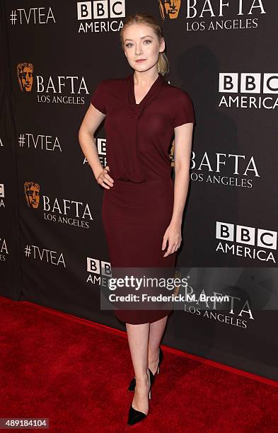 Actress Sarah Bolger attends the 2015 BAFTA Los Angeles TV Tea at SLS Hotel on September 19, 2015 in Beverly Hills, California.