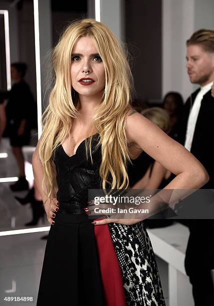 Singer Paloma Faith attends the Versus show during London Fashion Week SS16 on September 19, 2015 in London, England.