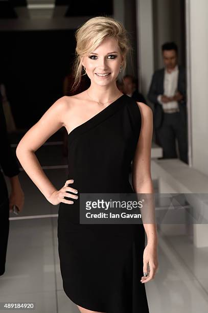 Lottie Moss attends the Versus show during London Fashion Week SS16 on September 19, 2015 in London, England.