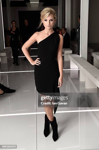 Lottie Moss attends the Versus show during London Fashion Week SS16 on September 19, 2015 in London, England.