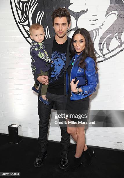 Hamblett attends the Versus show during London Fashion Week Spring/Summer 2016/17 on September 19, 2015 in London, England.