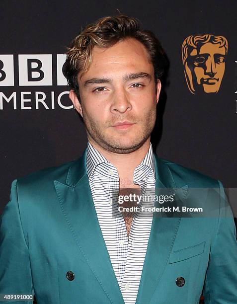 Actor Ed Westwick attends the 2015 BAFTA Los Angeles TV Tea at SLS Hotel on September 19, 2015 in Beverly Hills, California.