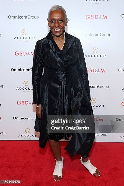 Model Bethann Hardison attends the 9th Annual ADCOLOR Awards at Pier 60 on September 19, 2015 in New York City.