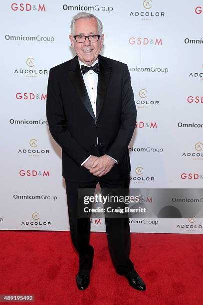 Chairman emeritus of DDB Worldwide Keith Reinhard attends the 9th Annual ADCOLOR Awards at Pier 60 on September 19, 2015 in New York City.