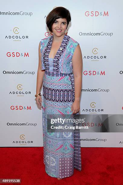 Innovator Nominee Julie Ann Crommett attends the 9th Annual ADCOLOR Awards at Pier 60 on September 19, 2015 in New York City.