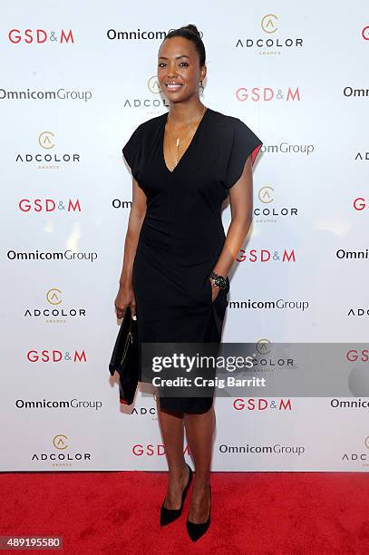 Actress Aisha Tyler attends the 9th Annual ADCOLOR Awards at Pier 60 on September 19, 2015 in New York City.