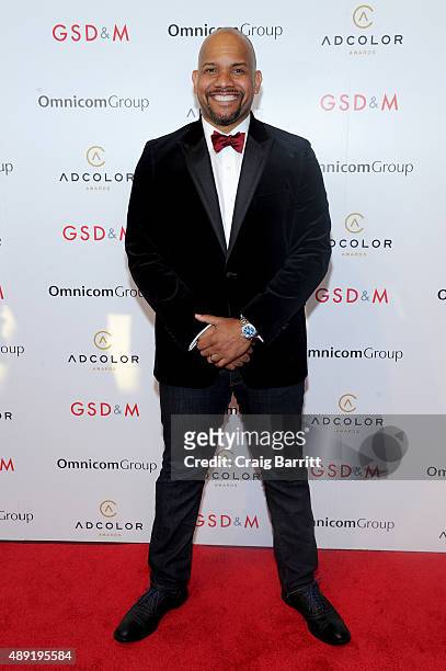 Creative Honoree Vann Graves attends the 9th Annual ADCOLOR Awards at Pier 60 on September 19, 2015 in New York City.